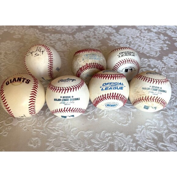 Collection of Rawlings Official Major League Baseballs -GAME PREPPED, One signed - Picture 1 of 4